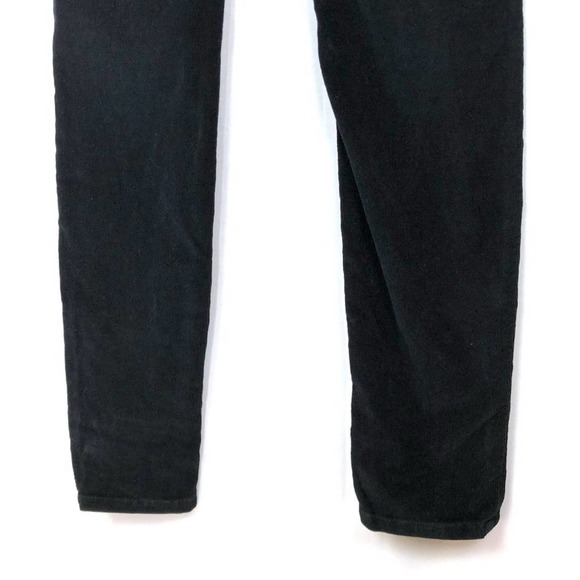 Joe's Jeans Chelsea Ankle Corduroy Pants Low Rise Black Skinny Stretch Crop 24 - Picture 5 of 8